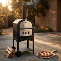 EmberFlame Compact Wood-Fired Pizza Oven — Studio Shot