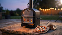 EmberFlame Compact Wood-Fired Pizza Oven — Lifestyle