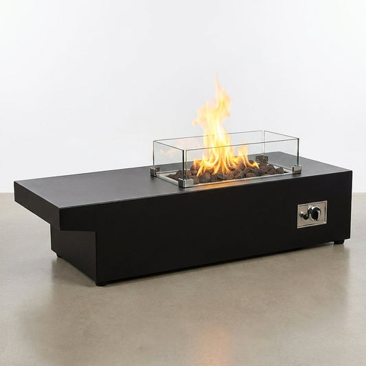 Ignis Atelier Linear Fire Table — Studio Shot
