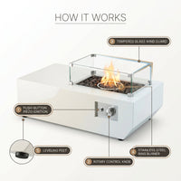 Ignis Atelier Linear Fire Table — How It Works
