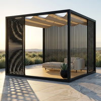NoirVerge Aperture Pergola — Studio Shot