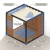 NoirVerge Aperture Pergola — How It Works