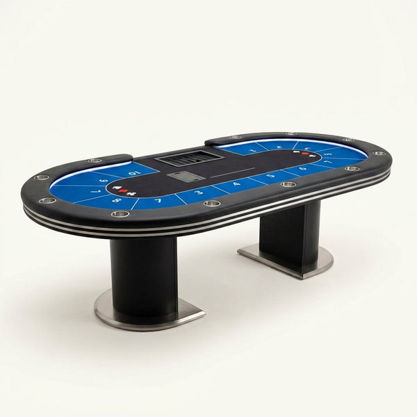 RoyalFlush Pro Dealer Poker Table — Studio Shot